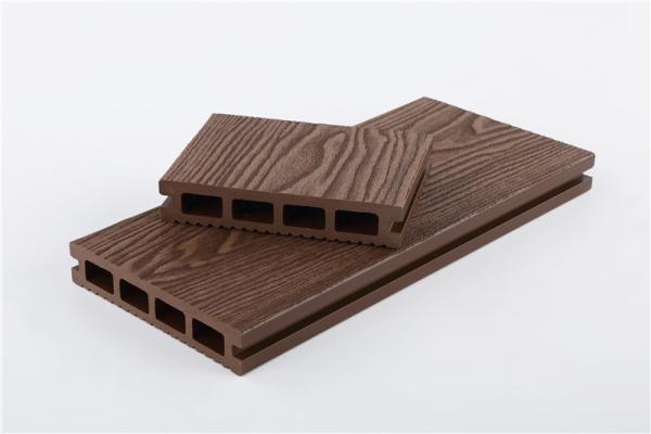 3D立体木纹地板: 深压花木塑地板