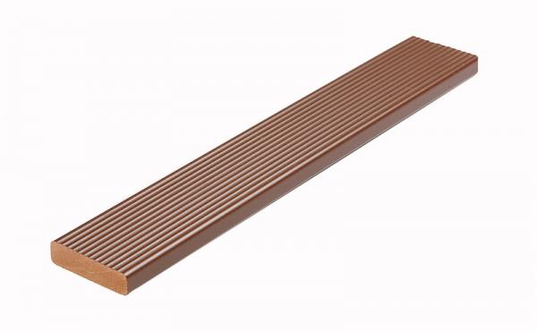 木塑产品配件: 环保木塑复合户外地板边缘/盖板