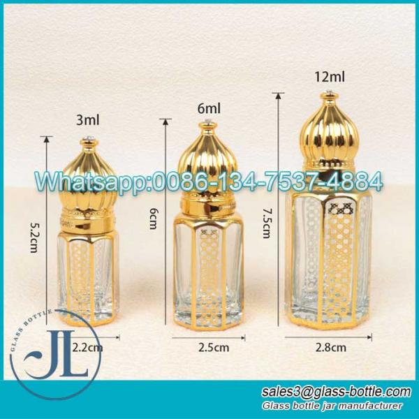 Essential Oil Holder Perfume Bottles with Roller Ball or Glass Rod