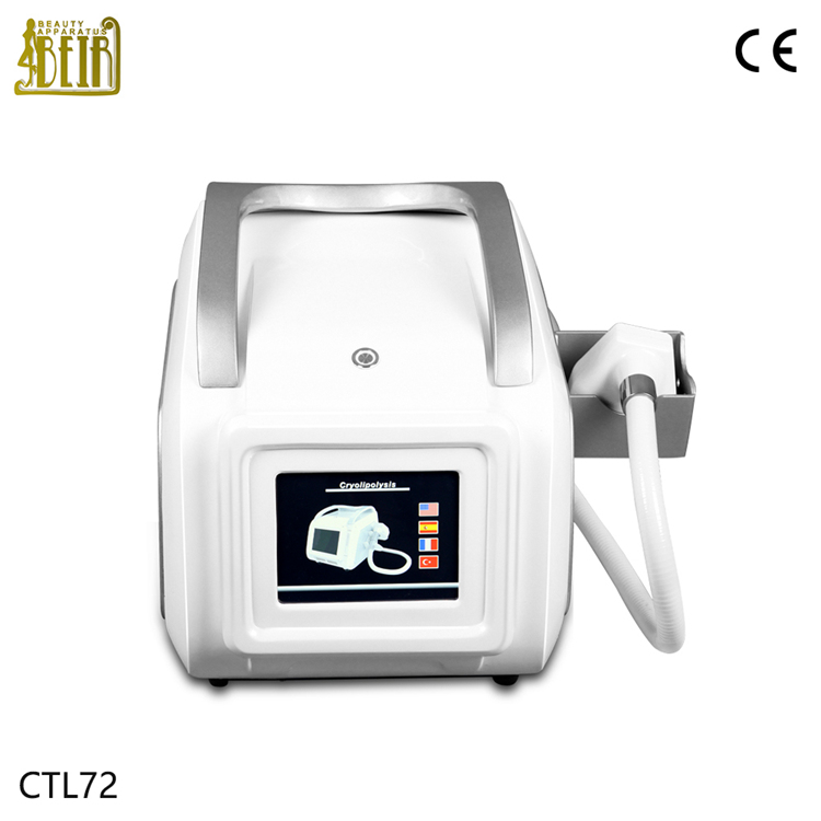 Single cryo handle cryolipolysis machine