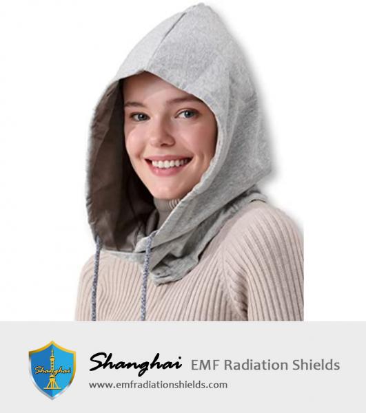 Smart EMF Hood Hat, 5G Blocker, RF Shielding, WiFi Radiation Protection, Brain Coat